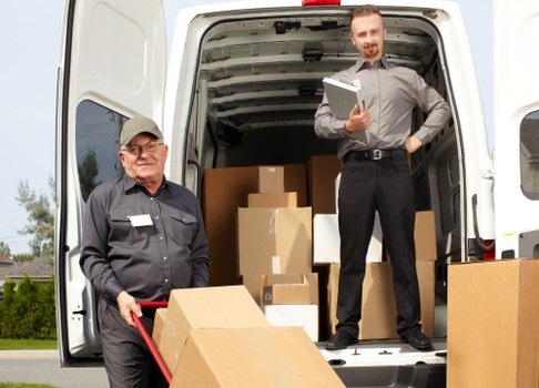 Removal van service moving a home in Paddington