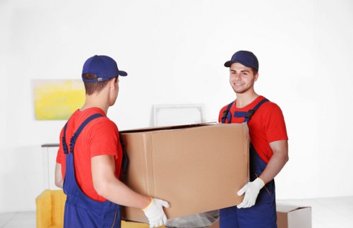Packing and preparing furniture for removals in Paddington