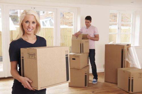 Paddington commercial relocation with packed office furniture