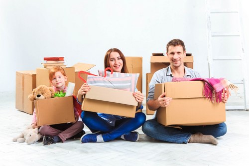 Service review process for a moving company complaint