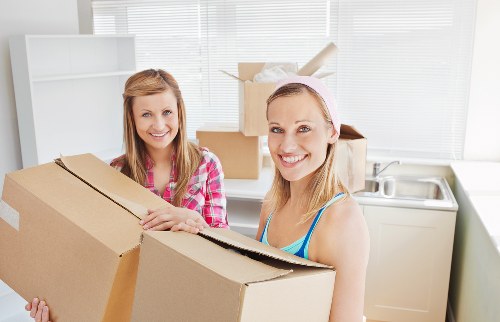 Professional man and van moving support in Paddington