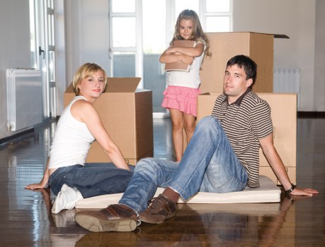 A moving van in Paddington for student relocation